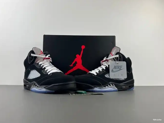 Rep TBK HF3975-001 Black 5 Air Metallic Reimagined Jordan 0508
